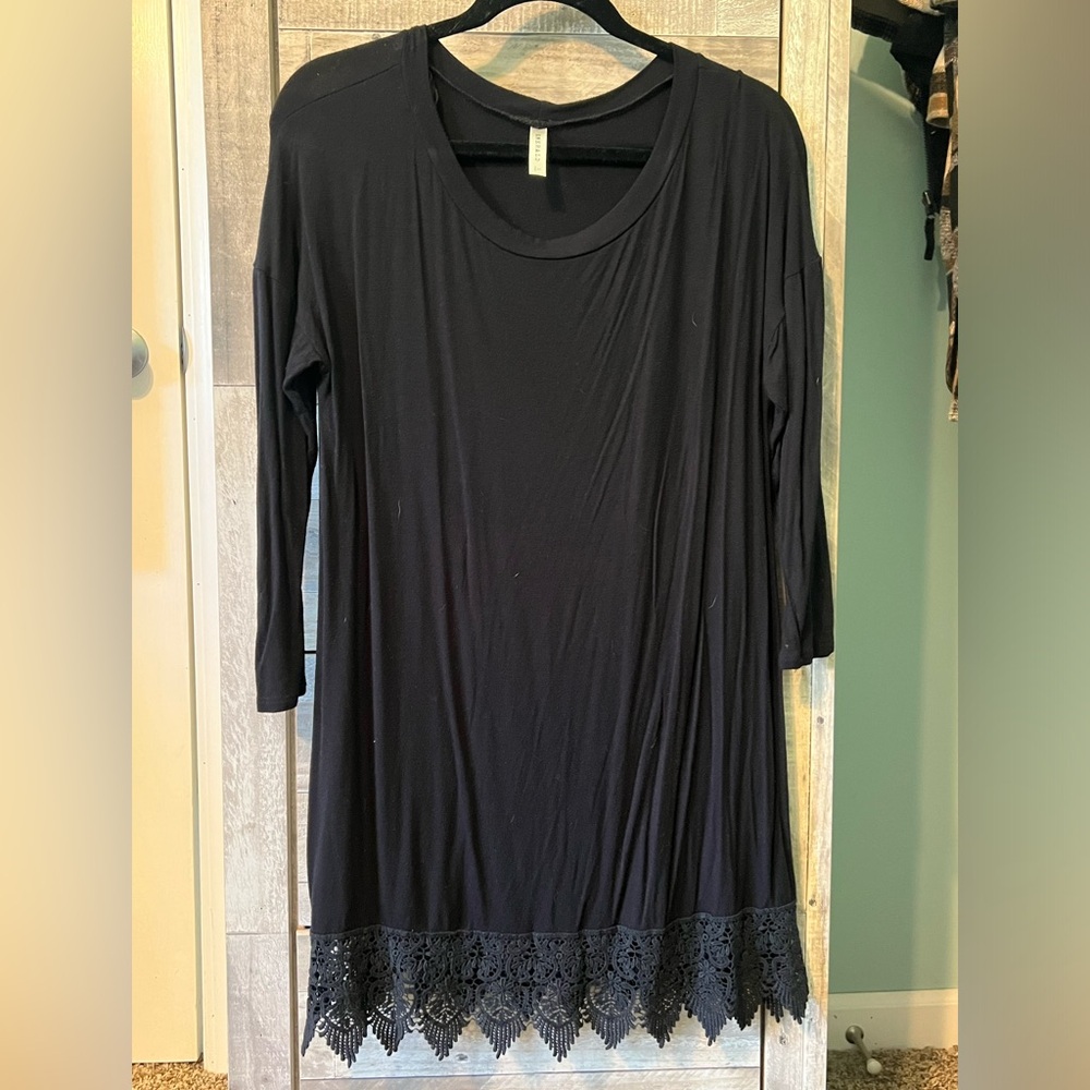 Black Tunic length top
